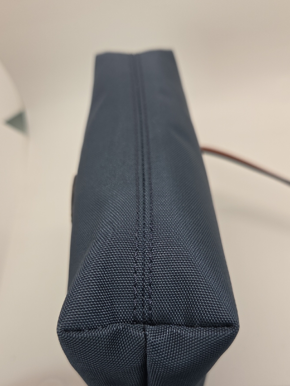 Dooney & Bourke Nylon Navy Leather Crossbody Pouchette Bag - Picture 13 of 16